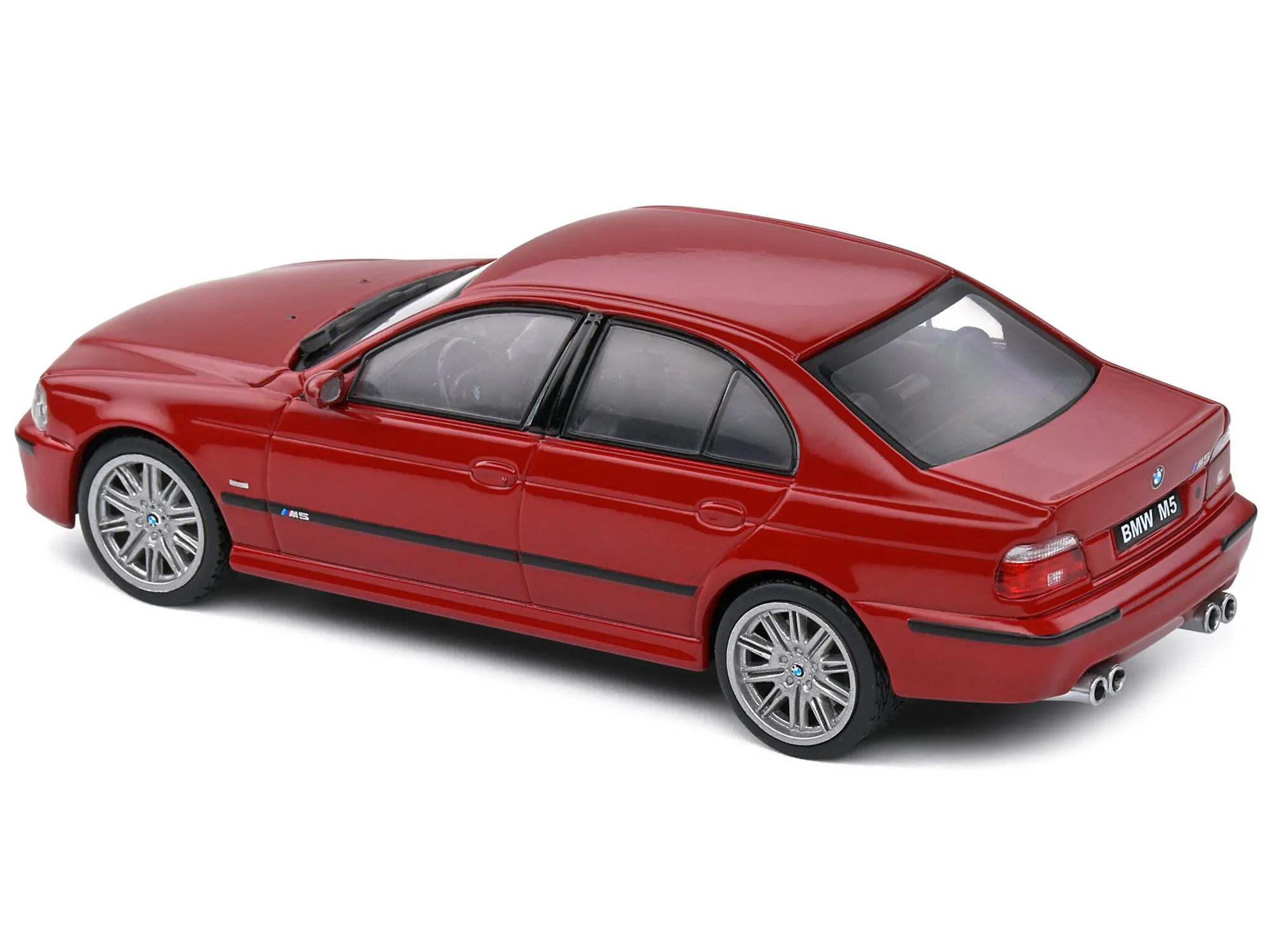 2003 BMW E39 M5 Imola Red 1/43 Diecast Model Car by Solido