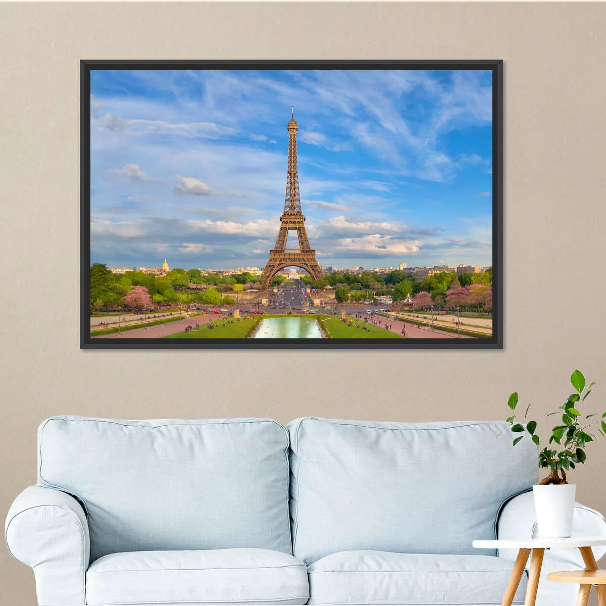 A Clear Day In Paris Wall Art