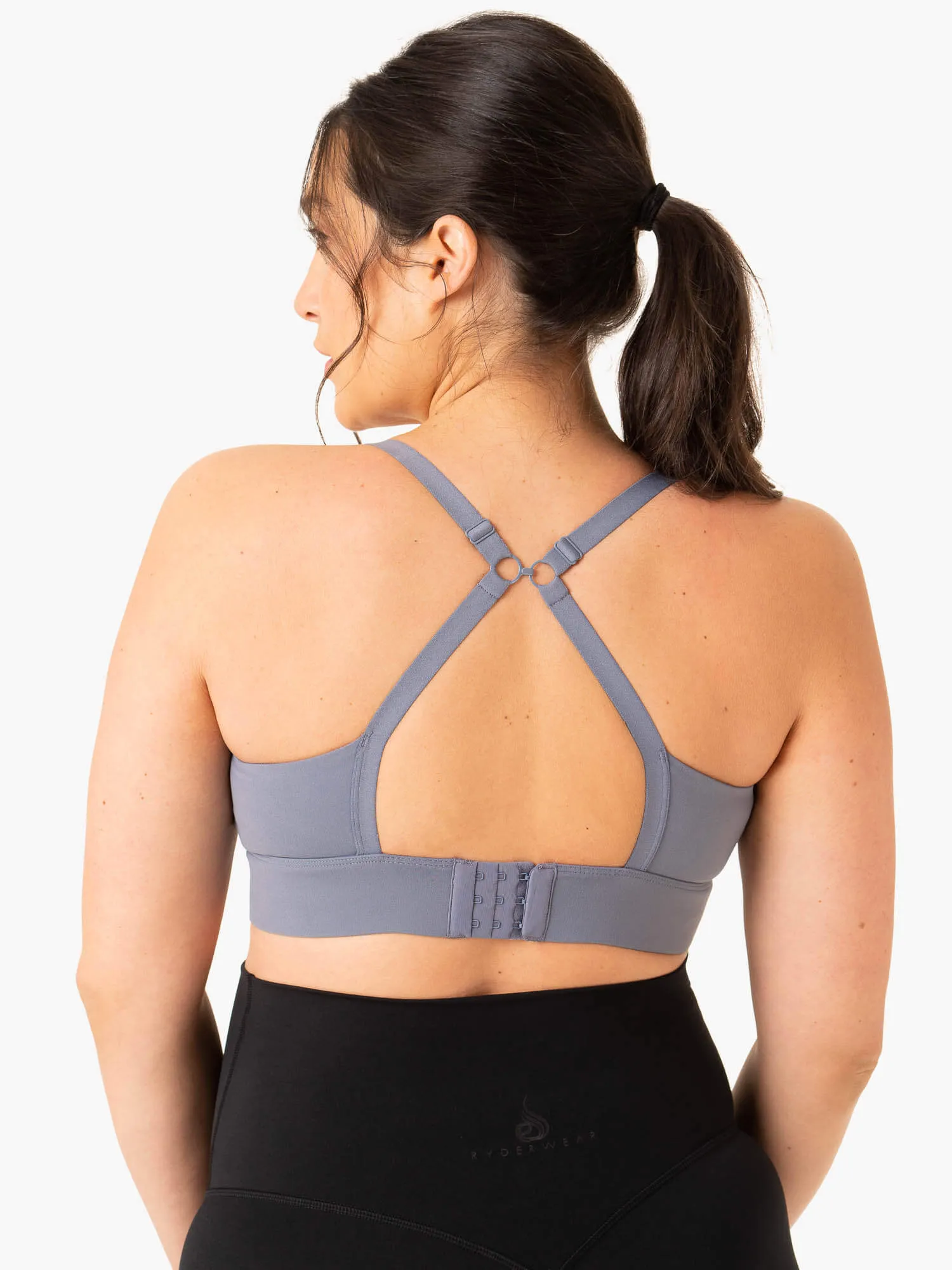 Active Bump Sports Bra - Steel Blue