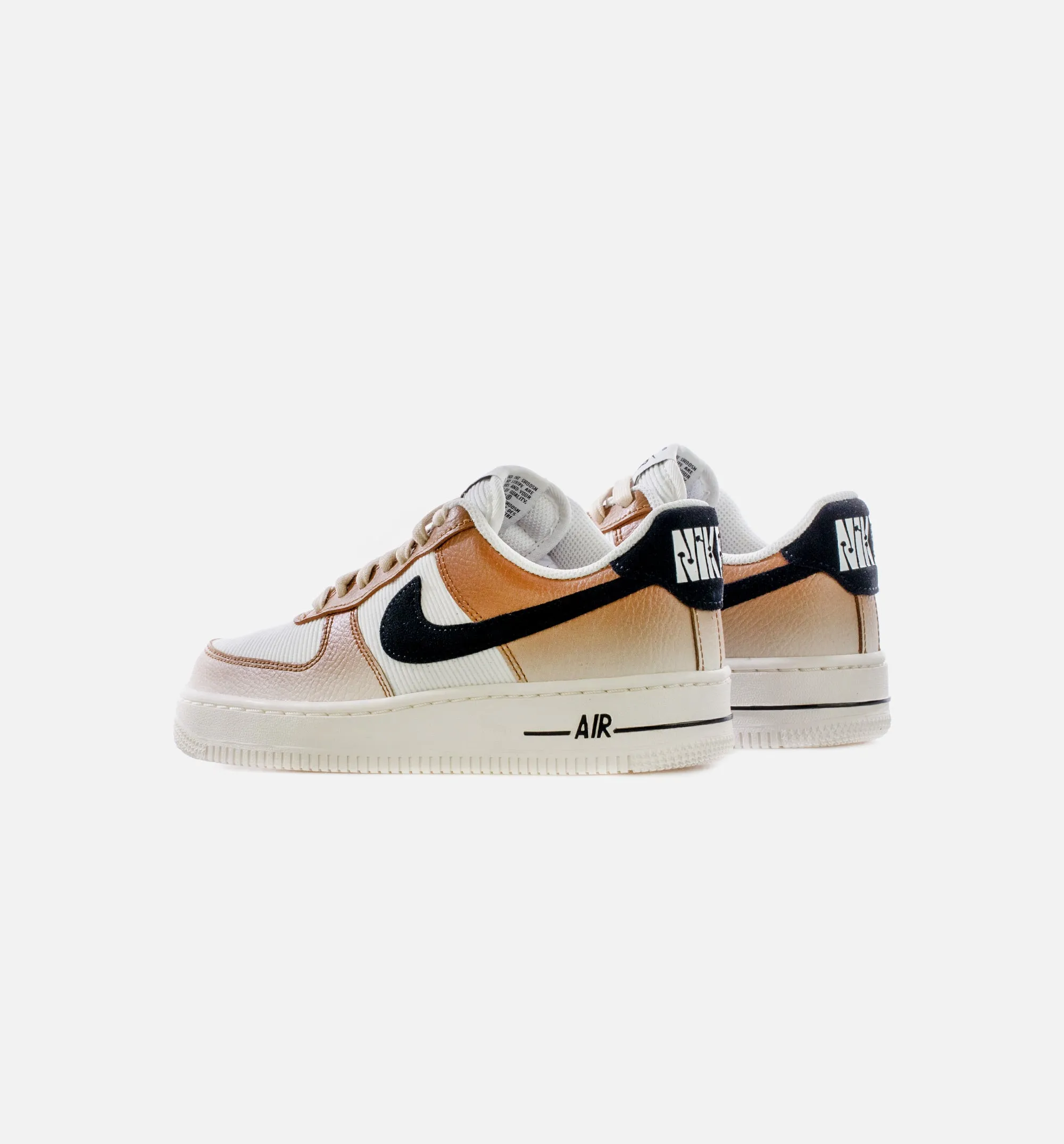 Air Force 1 Low Mushroom Womens Lifestyle Shoe - Brown/White