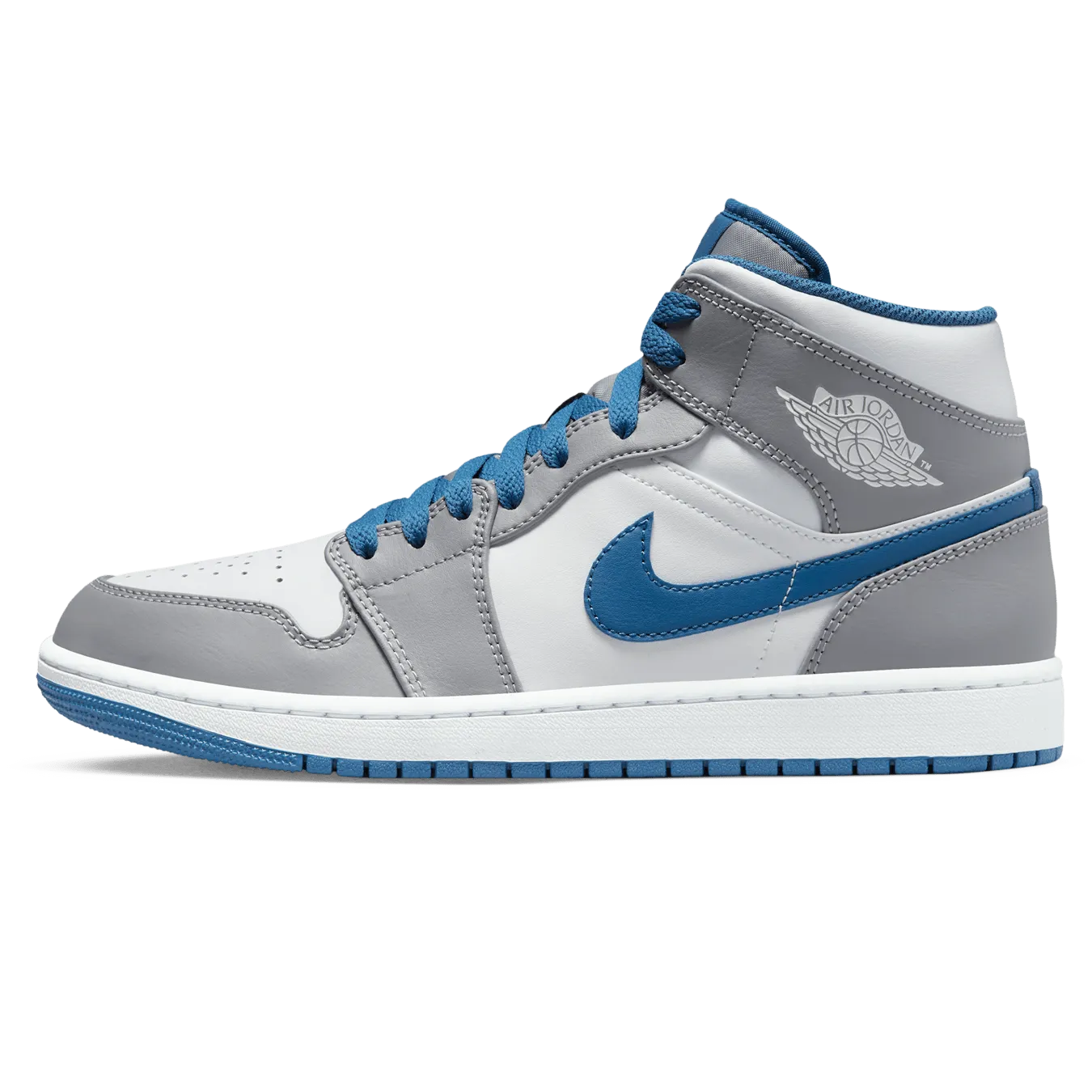 Air Jordan 1 Mid 'Cement True Blue'