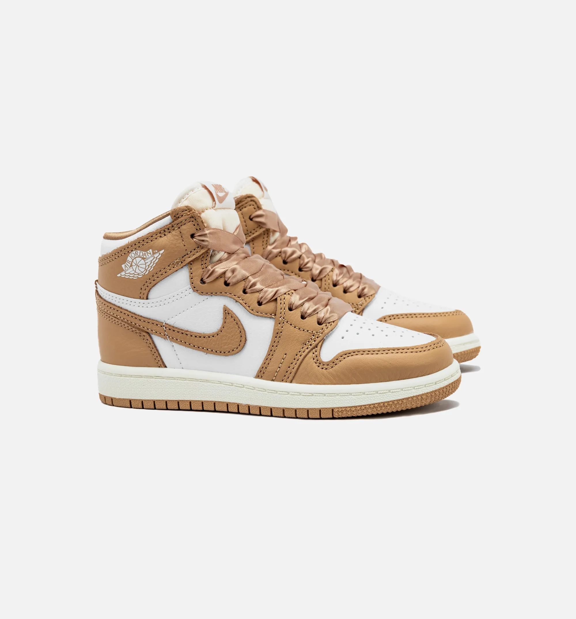 Air Jordan 1 Retro High OG Praline Preschool Lifestyle Shoe - Praline/White/Sail Free Shipping