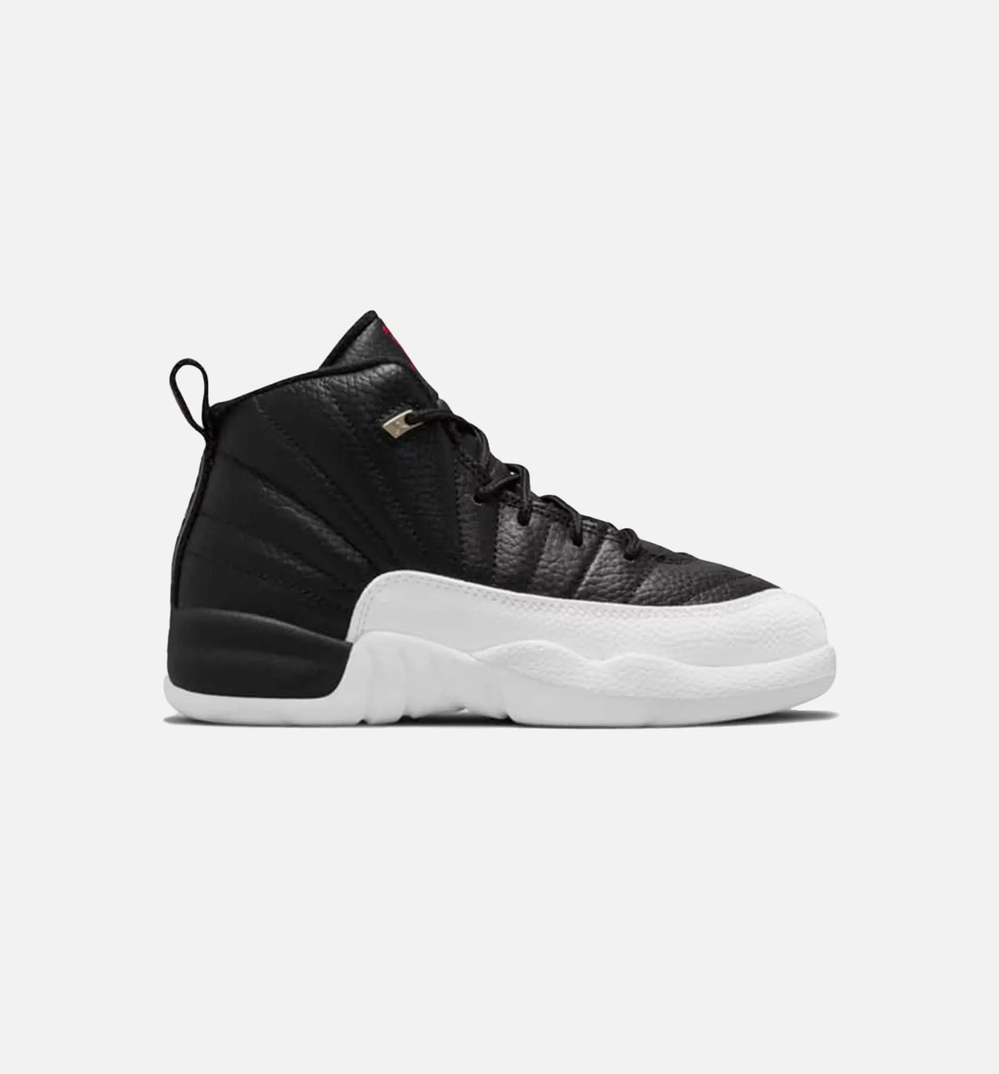 Air Jordan 12 Playoffs Preschool Lifestyle Shoe - Black