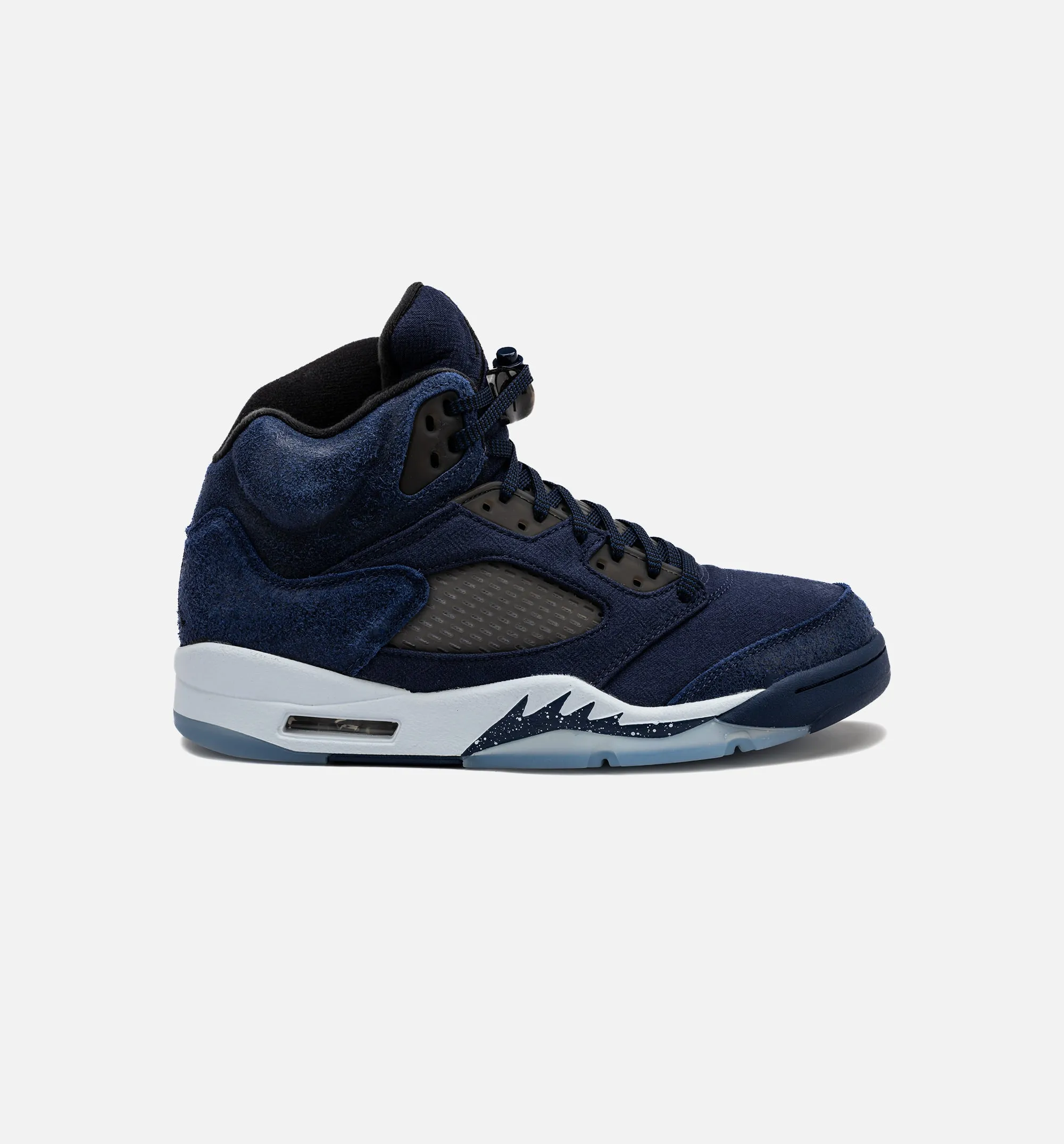 Air Jordan 5 Retro Midnight Navy Mens Lifestyle Shoe - Midnight Navy/Black/Football Grey