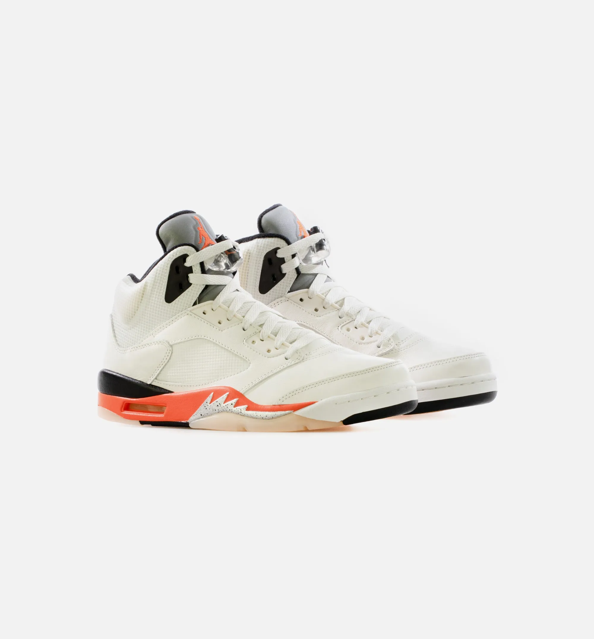 Air Jordan 5 Retro Orange Blaze Mens Lifestyle Shoe - Sail/Orange Blaze/Metallic Silver/Black Limit One Per Customer