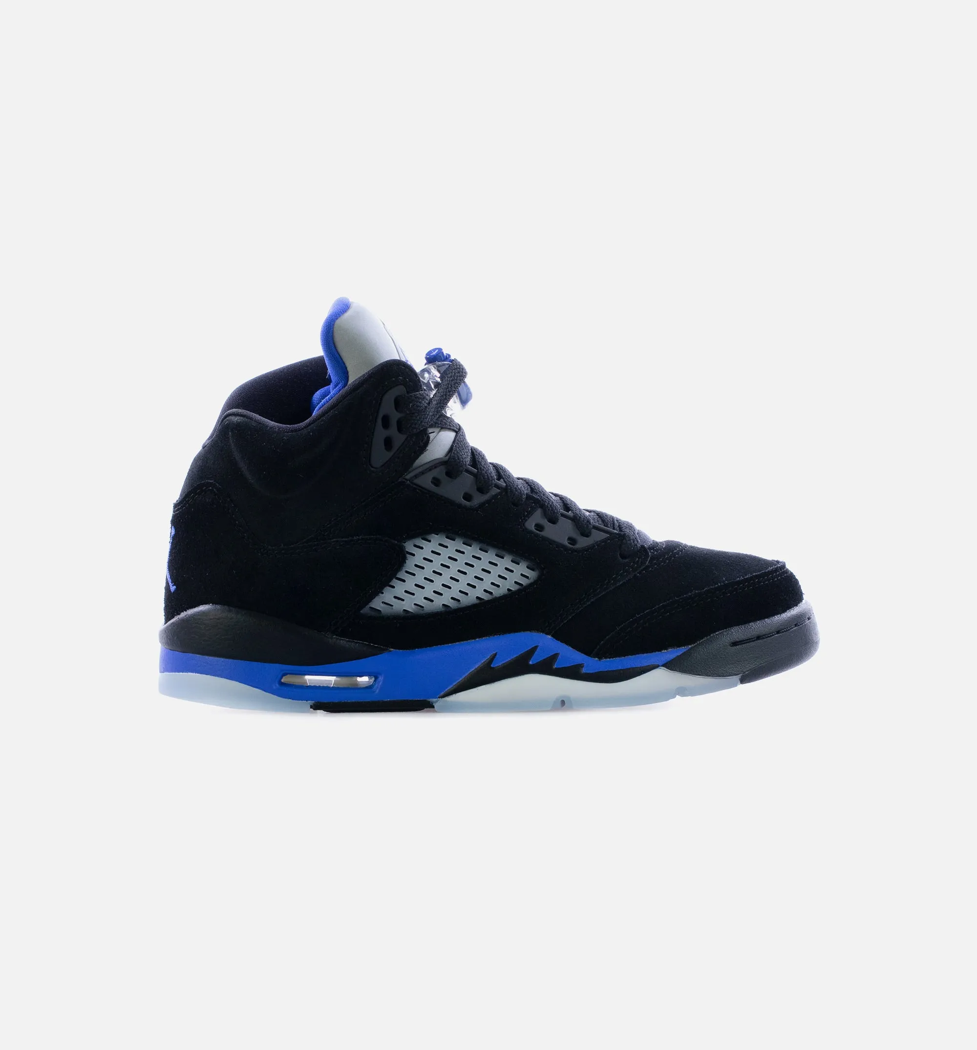 Air Jordan 5 Retro Racer Blue Grade School Lifestyle Shoe - Black/Blue Limit One Per Customer