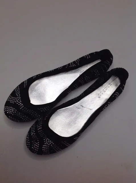 Bamboo Black Sequins YG Footwear Shoes