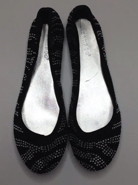 Bamboo Black Sequins YG Footwear Shoes