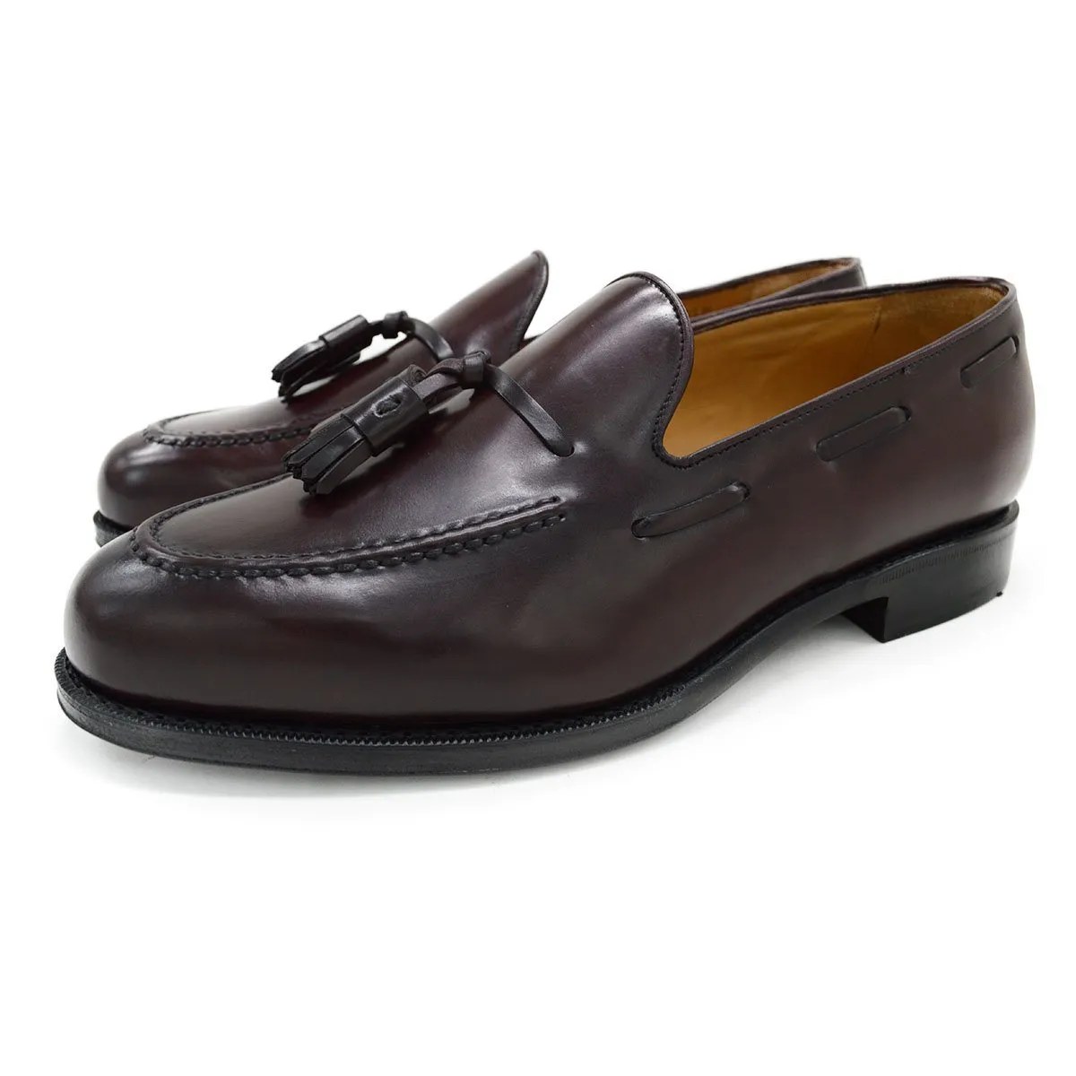 Berwick 1707 Premium Grade Cordovan Tasselled loafer (8491) -Red Brown