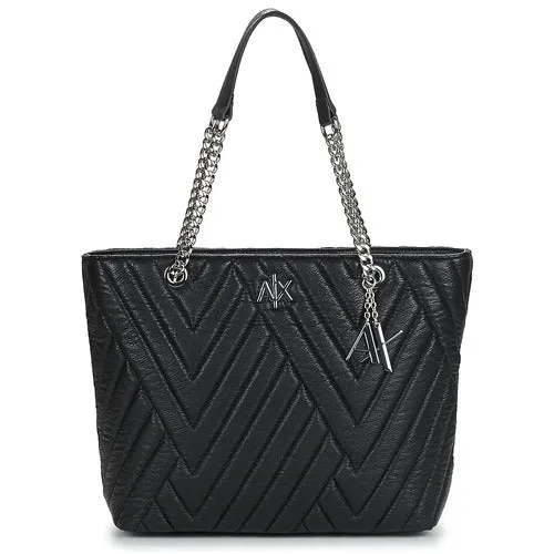 Borsa Donna Shopping a Spalla ARMANI EXCHANGE Trapuntata Colore Nero