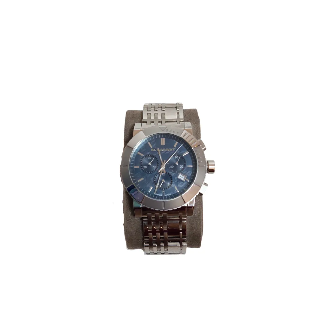 Burberry Silver Stainless Steel Chronograph 'BU2308' Men's Watch | Gently Used |