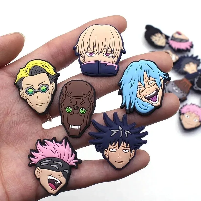 Cartoon Japanese Anime Shoe Charms Featuring Jujutsu Kaisen