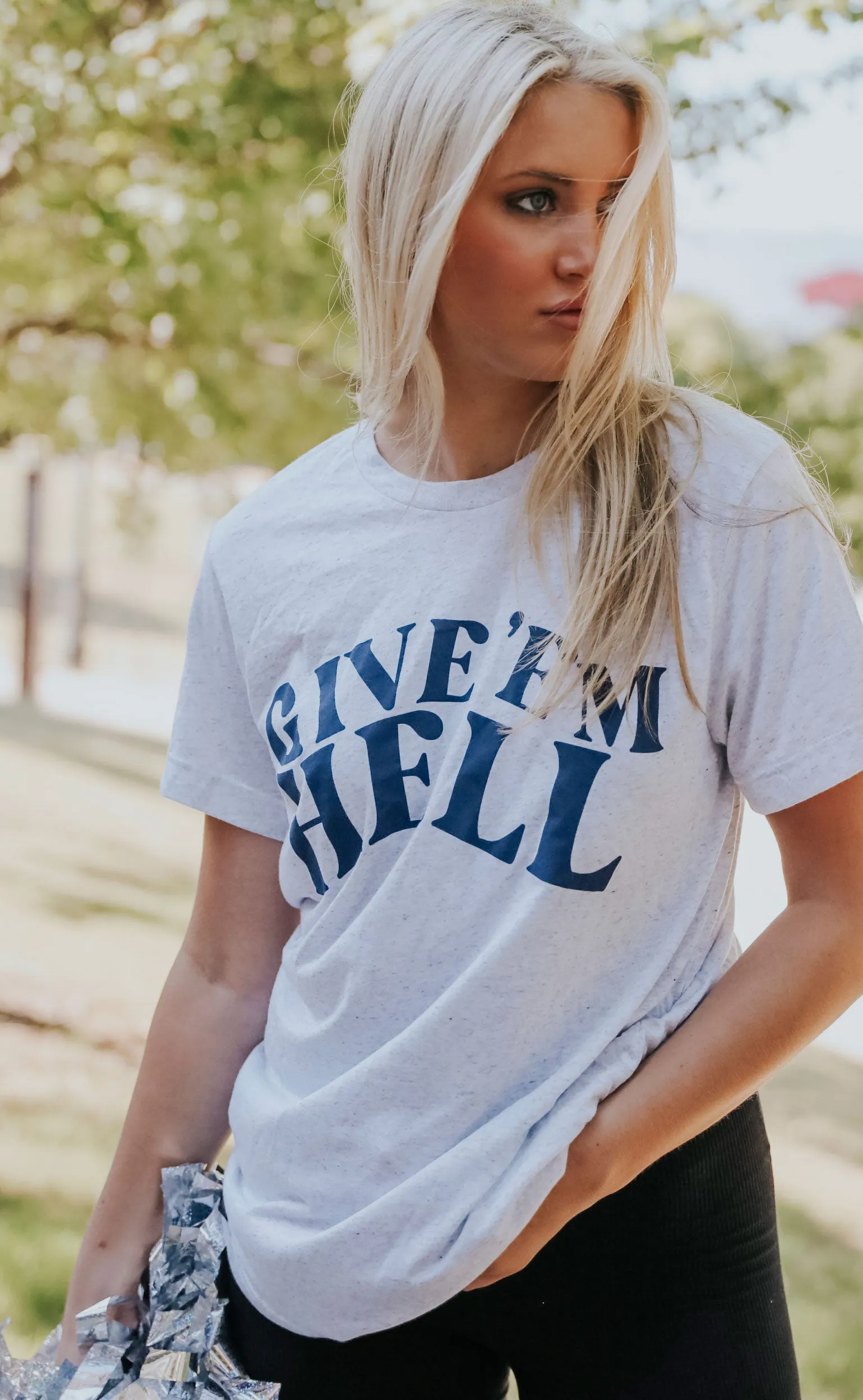 charlie southern: give 'em hell t shirt