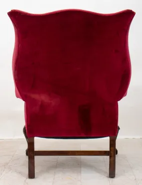 Chippendale Style Back Wing Chair