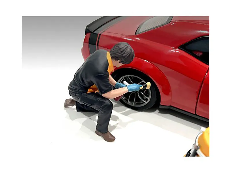 Copy of Detail Masters Figure 1 (Wheel Cleaning) for 1/18 Scale Models by American Diorama