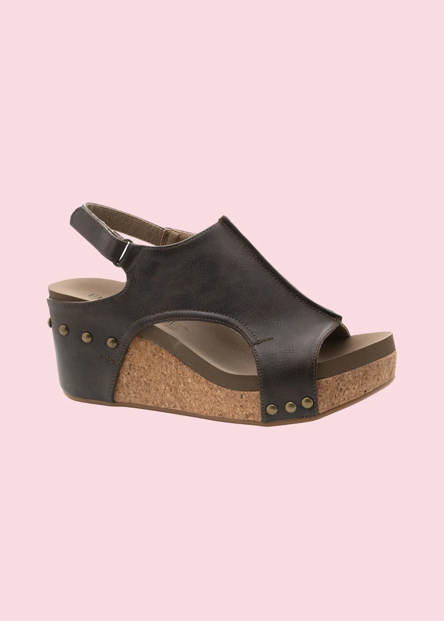 Corkys - Carley Wedge in Chocolate Smooth [Pre-Order]