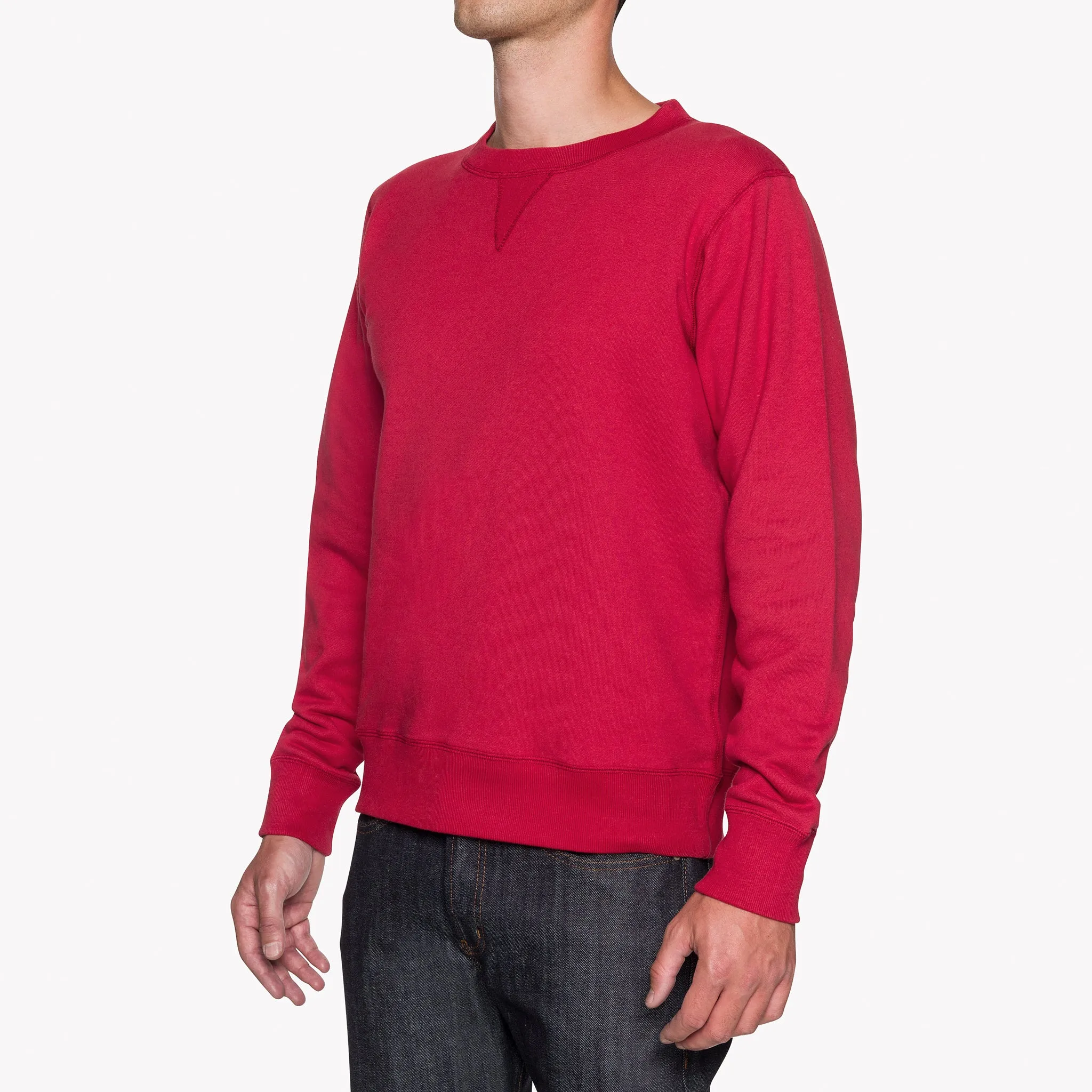 Crewneck - Heavyweight Terry - Red