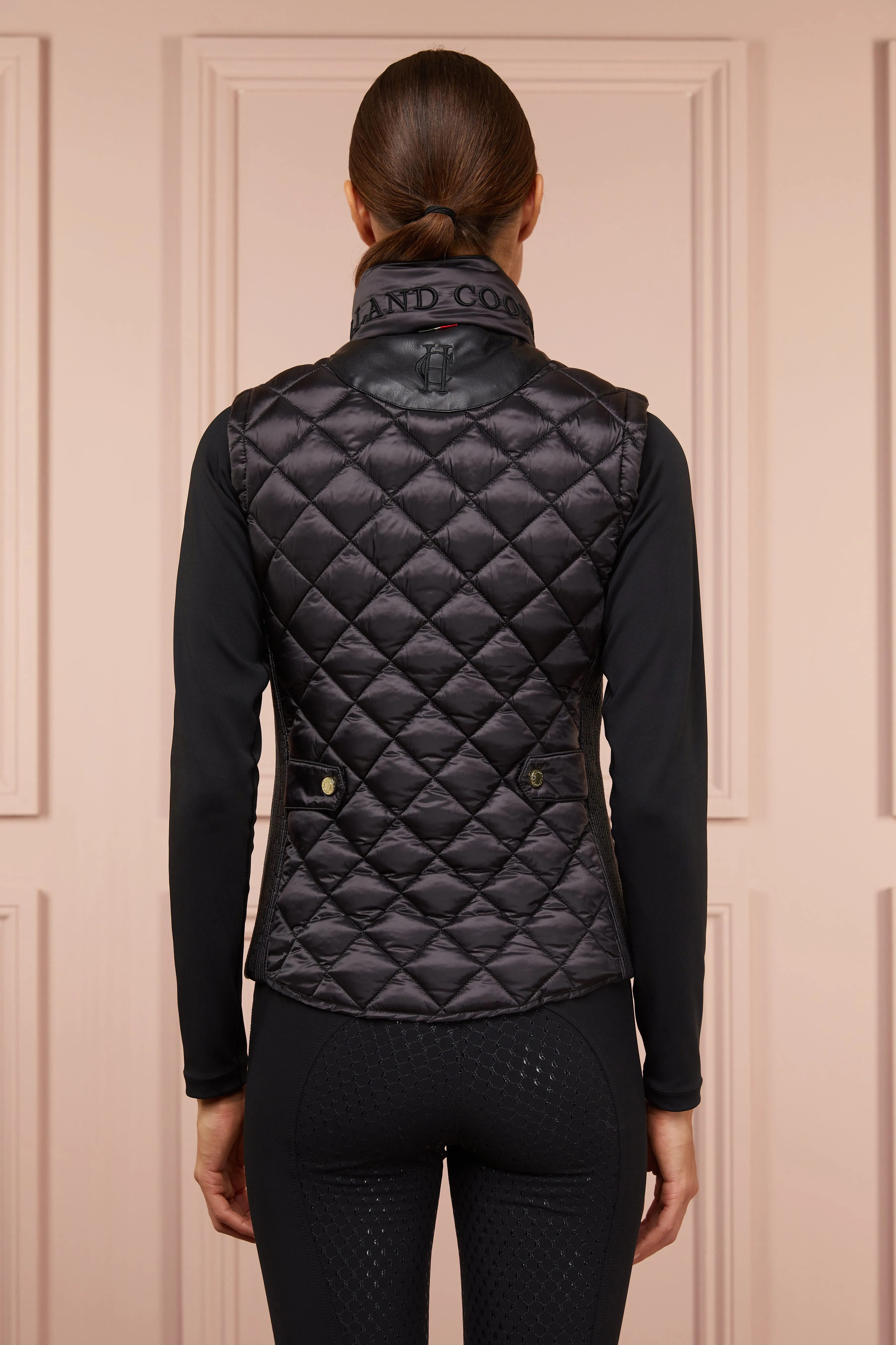 Diamond Quilt Classic Gilet (Black)