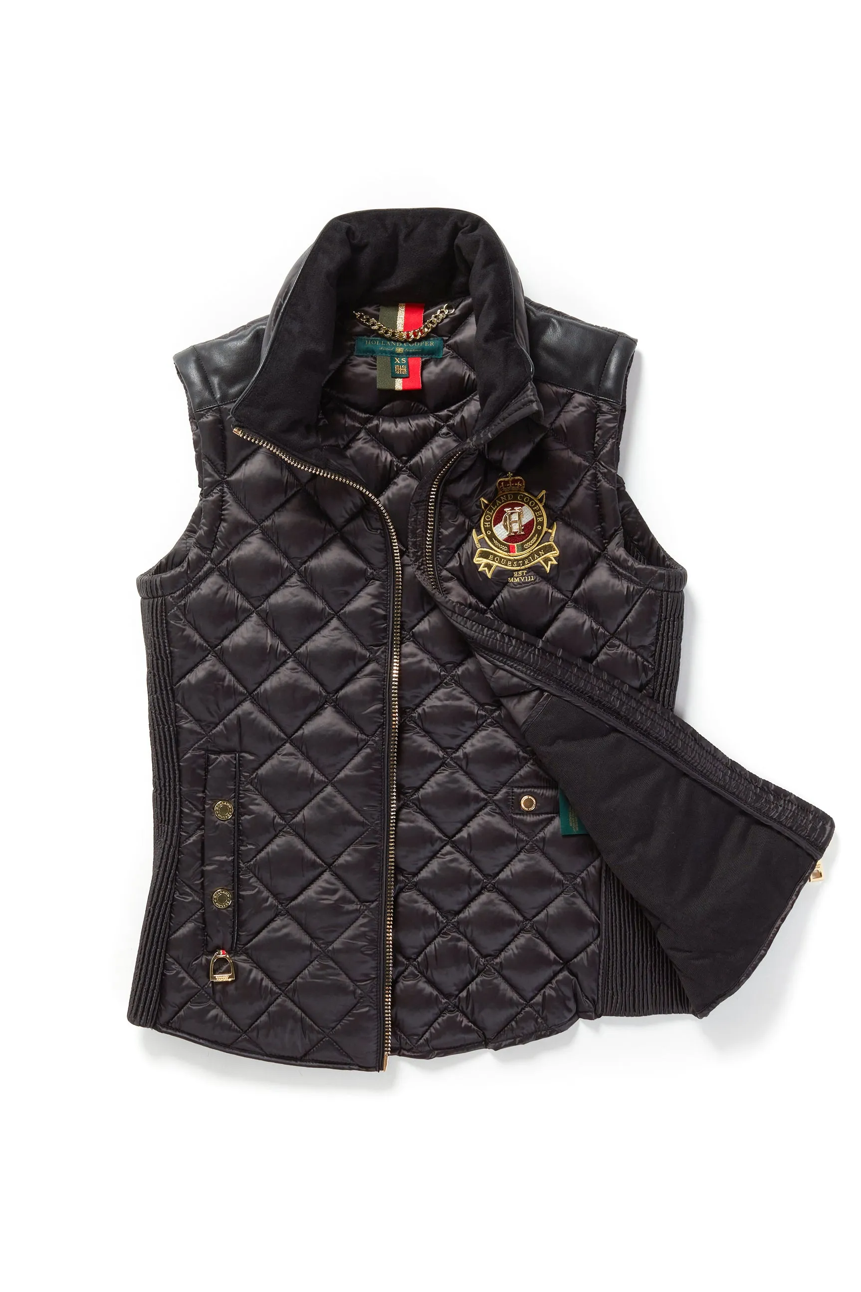 Diamond Quilt Classic Gilet (Black)