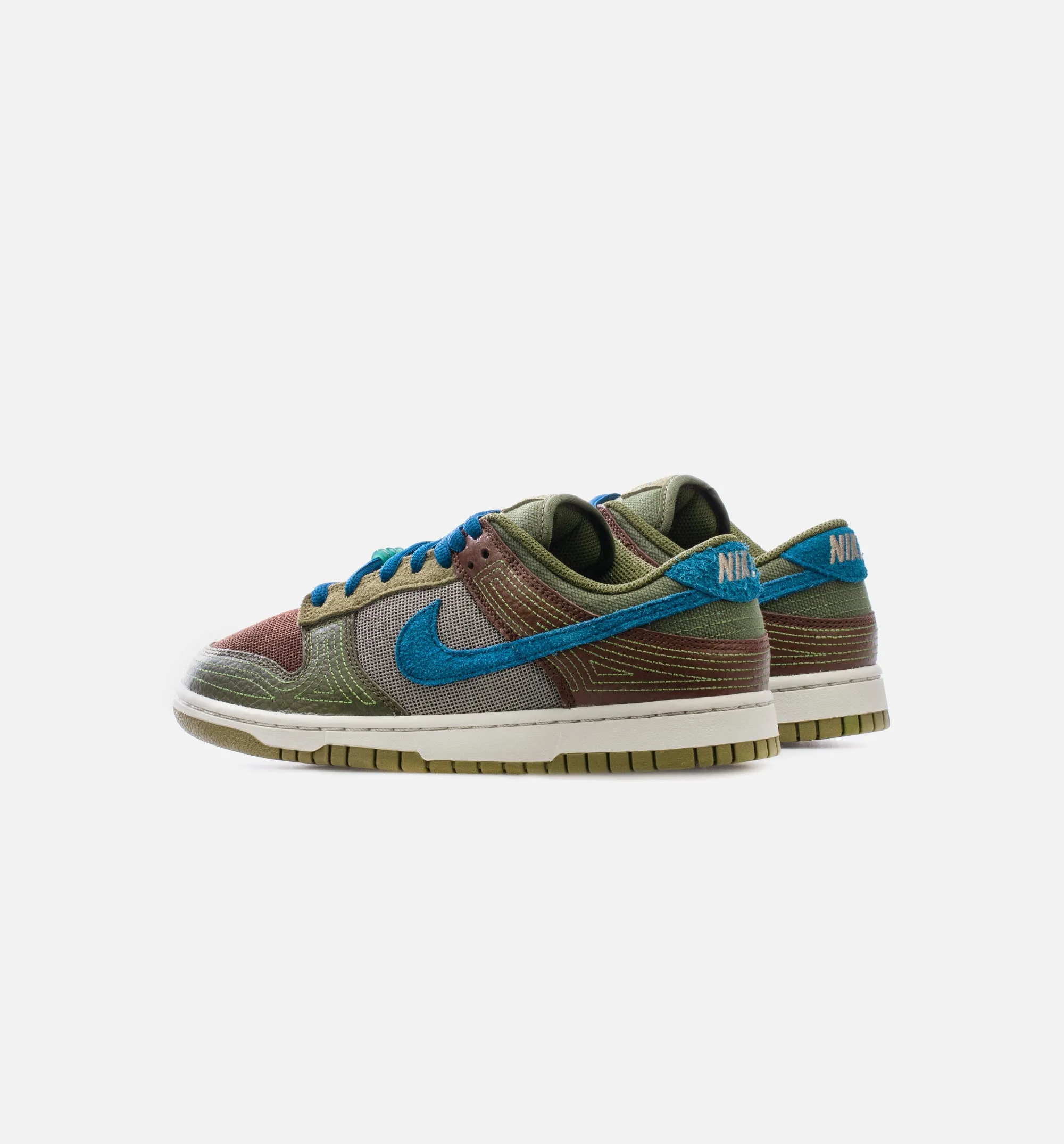 Dunk Low NH Cacao Wow Mens Lifestyle Shoe - Green/Brown/Blue