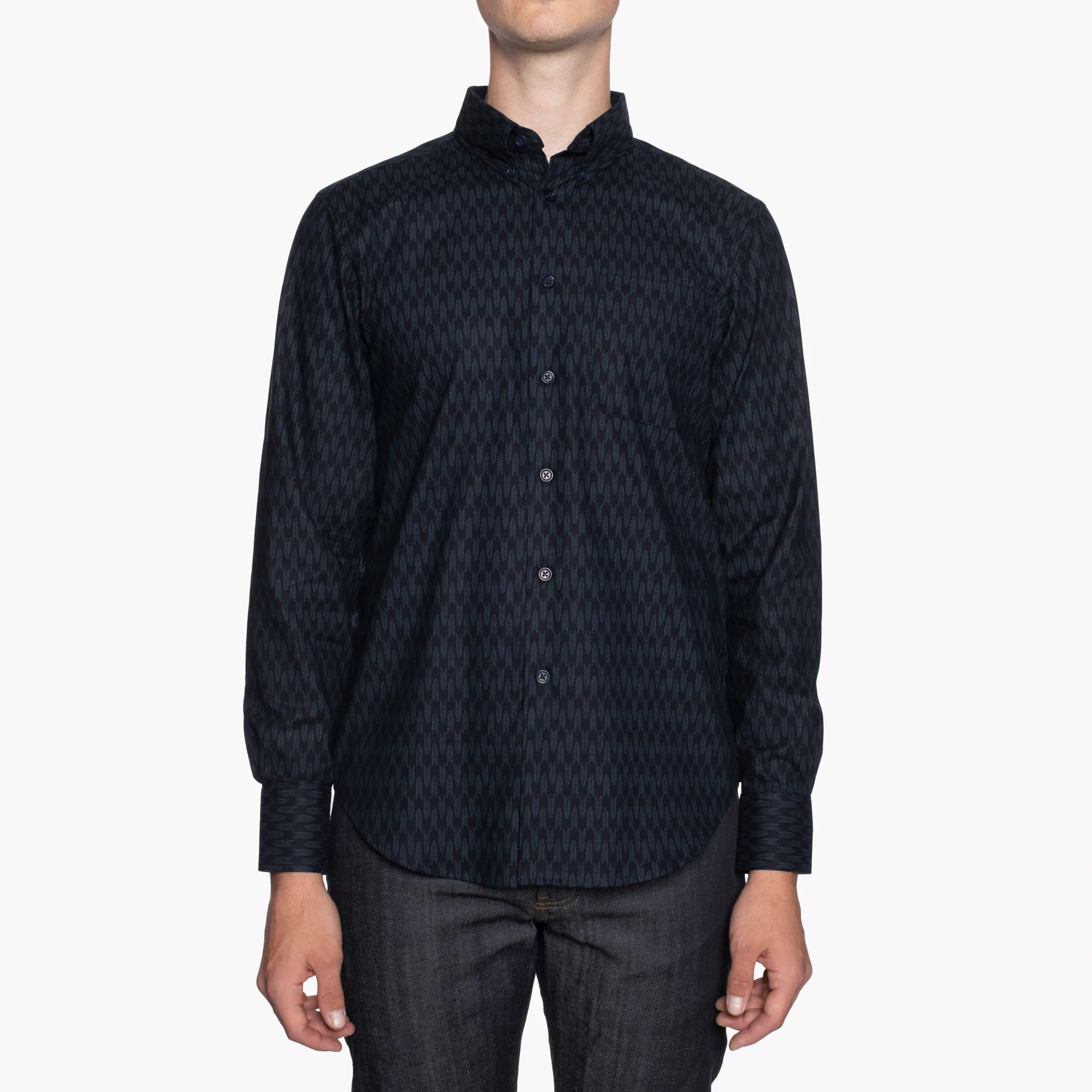 Easy Shirt - Kimono Arrows - Blue