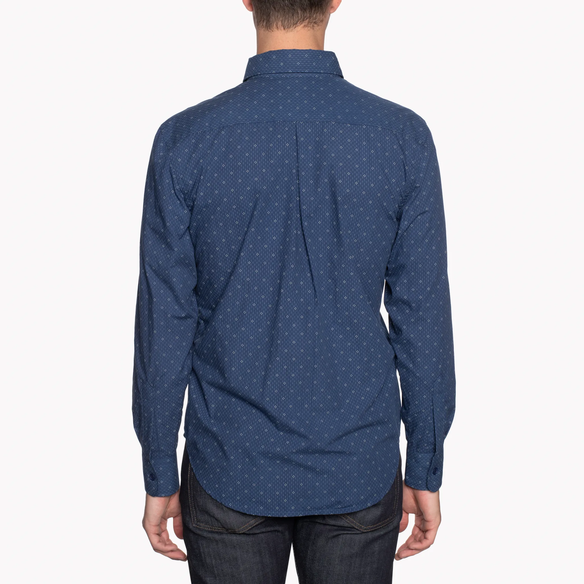 Easy Shirt - Organic Cotton - Diamond Dots - Navy