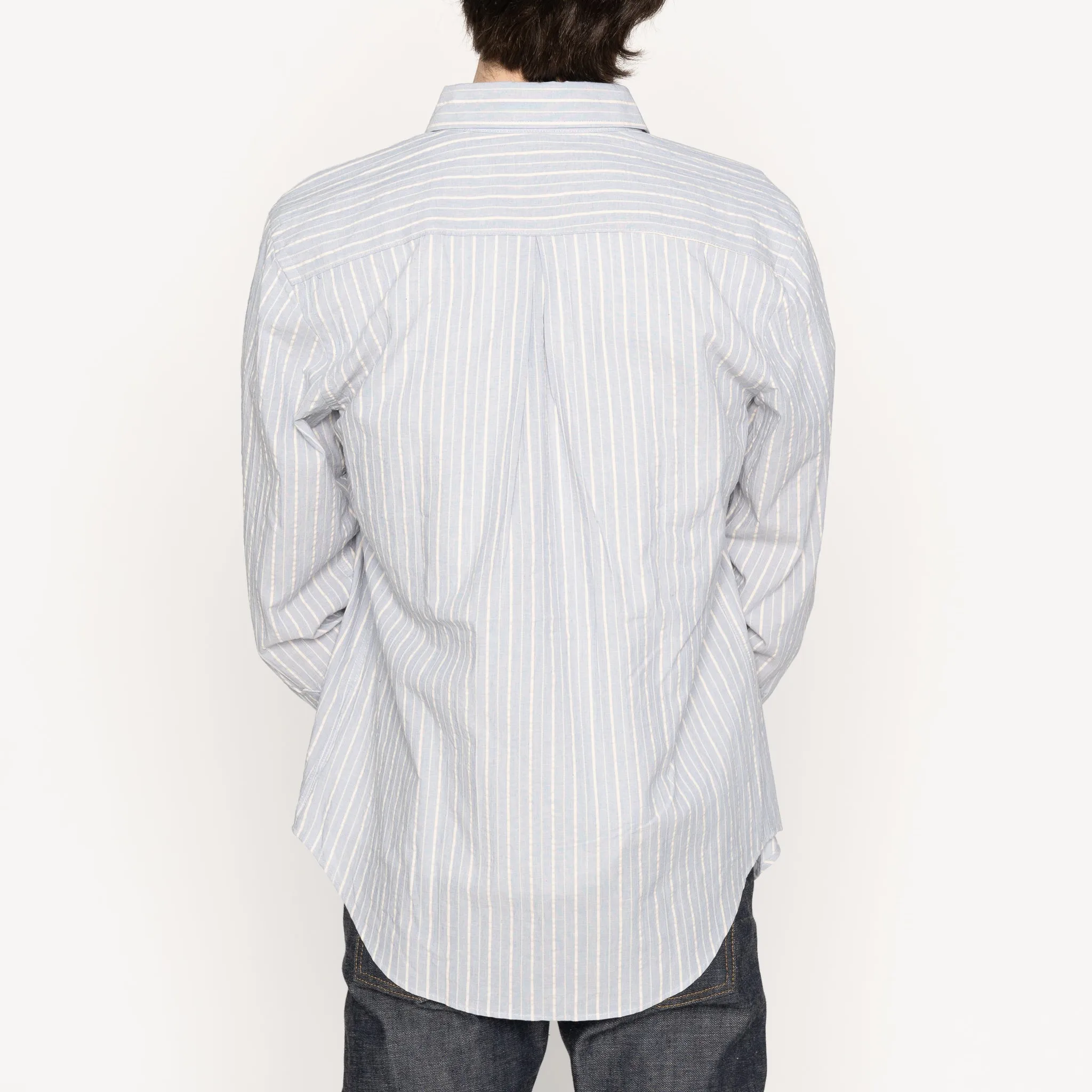 Easy Shirt - Organic Cotton Dobby - Pale Blue