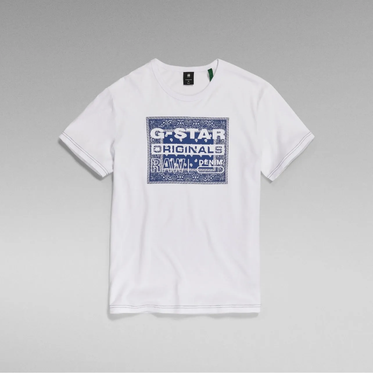 G-Star Bandana White S/S Tee