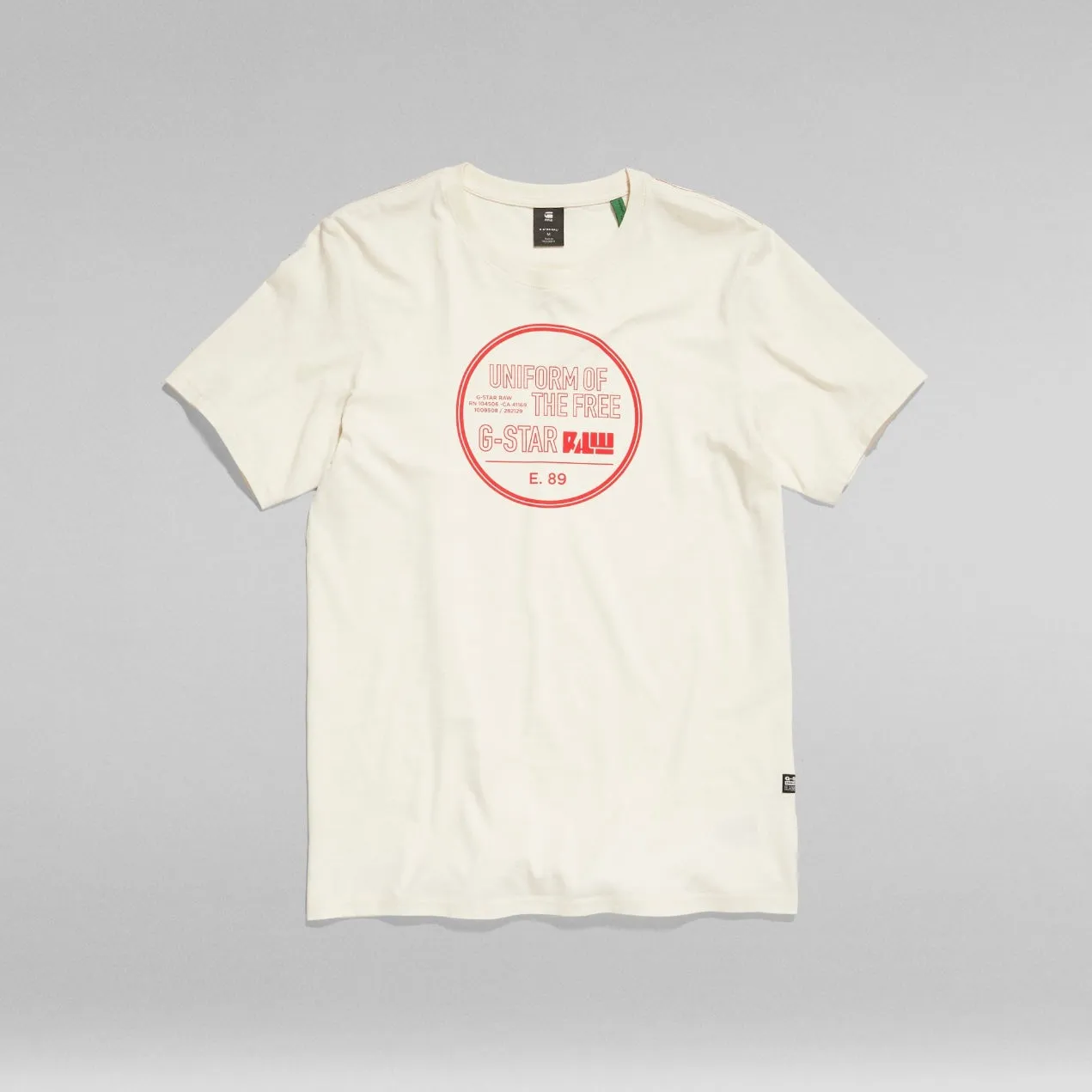 G-Star Chest Ecru S/S Tee