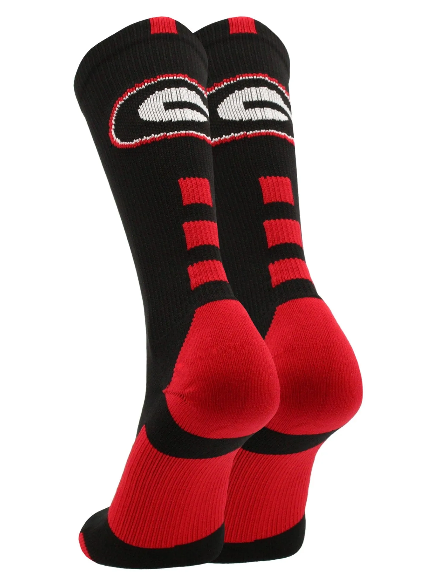 Georgia Bulldogs Baseline Crew Socks