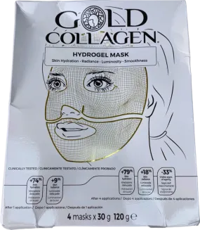 Gold Collagen Hydrogel Mask Skin Hydration Radiance Luminosity Smoothness 120 g