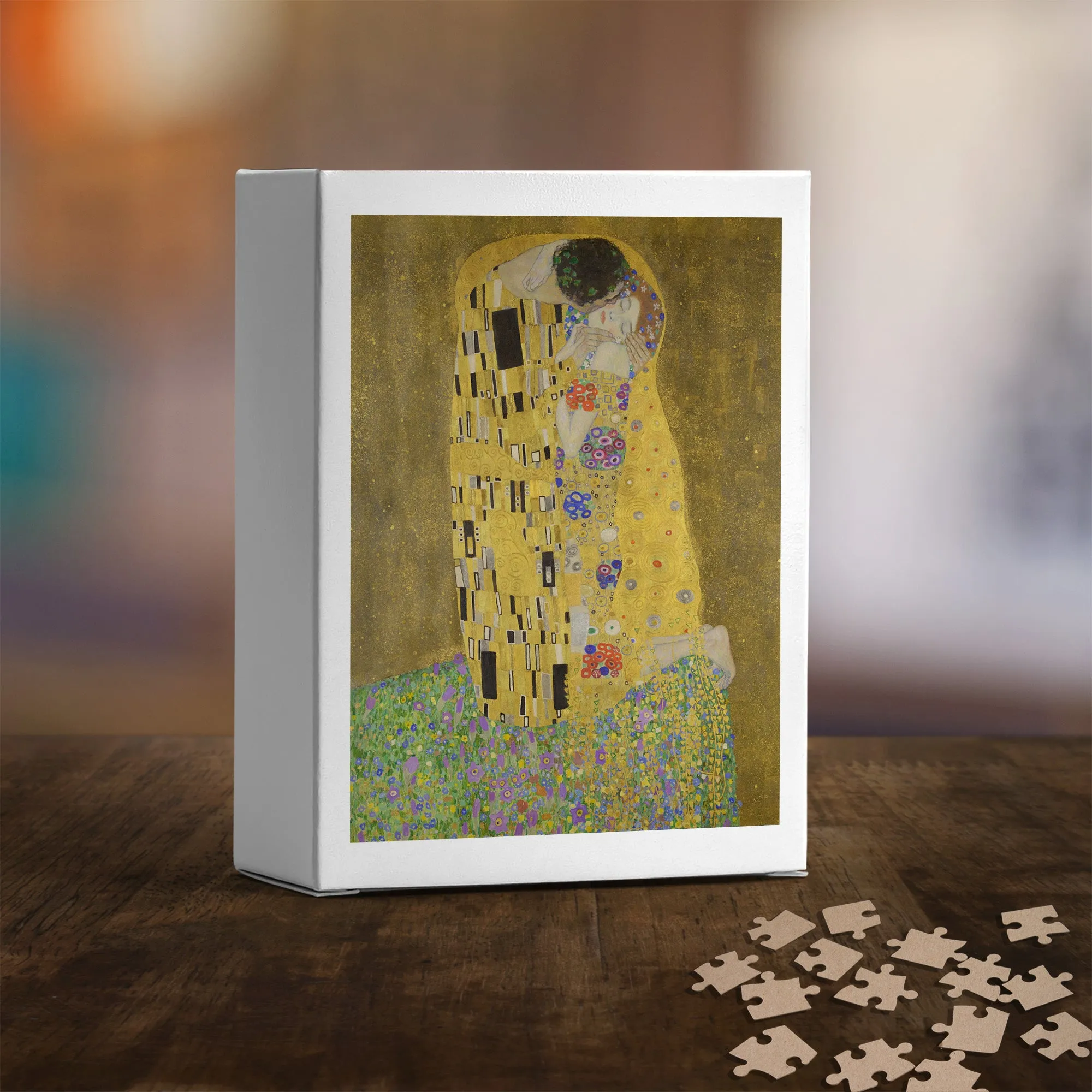 Golden Gustav Klimt Jigsaw Puzzle