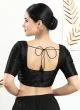 Gorgeous Black Colored Art Silk Blouse For Women