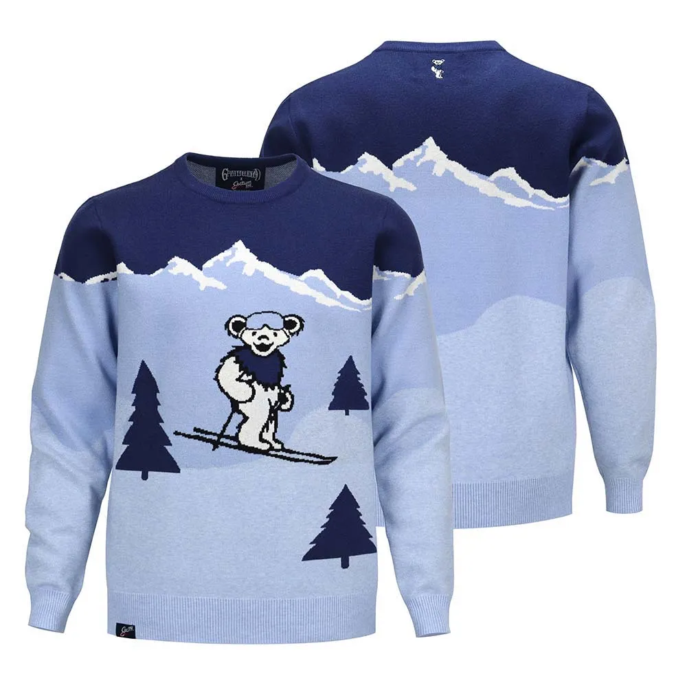 Grateful Dead | Classic Sweater | Ski Bear in Blue