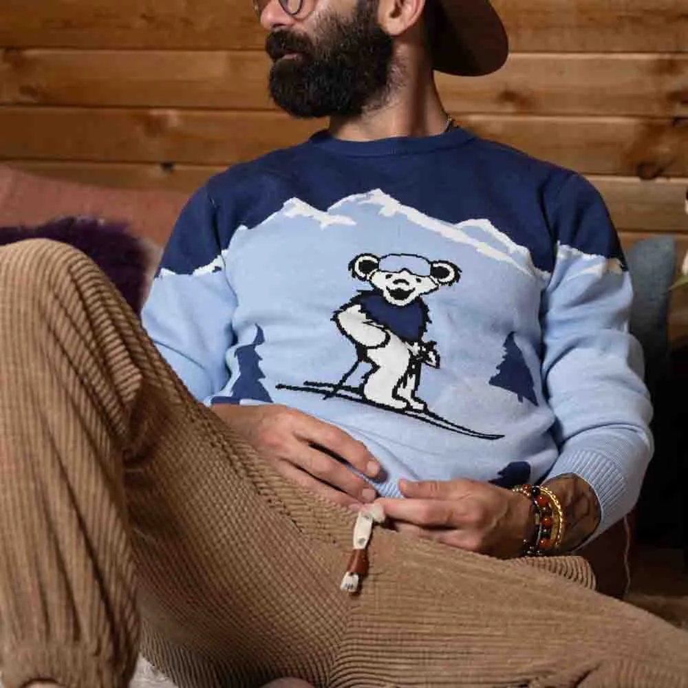 Grateful Dead | Classic Sweater | Ski Bear in Blue