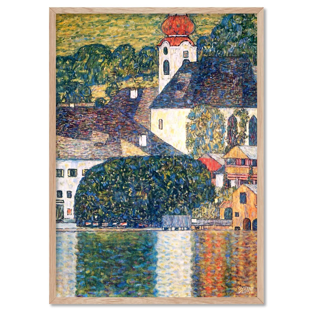 GUSTAV KLIMT | Church in Unterach on Attersee - Art Print