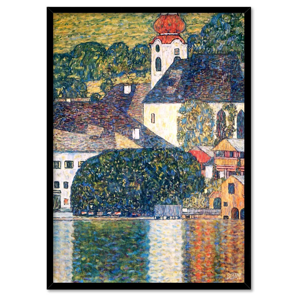 GUSTAV KLIMT | Church in Unterach on Attersee - Art Print