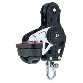 Harken 40mm Carbo Fiddle Block- Swivel, Cam Cleat 2657