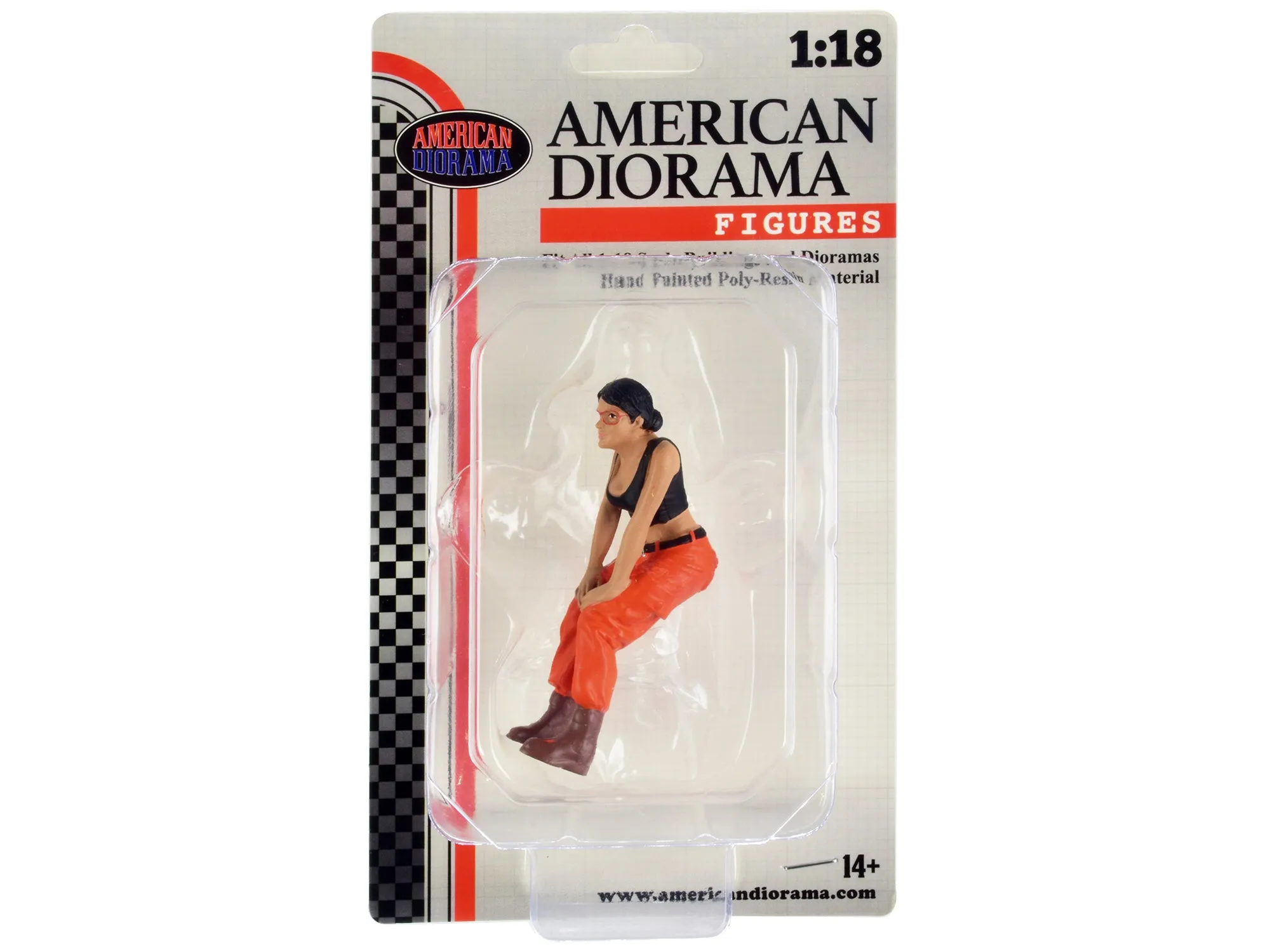 Hip Hop Girls Figure 4 for 1/18 Scale Models by American Diorama