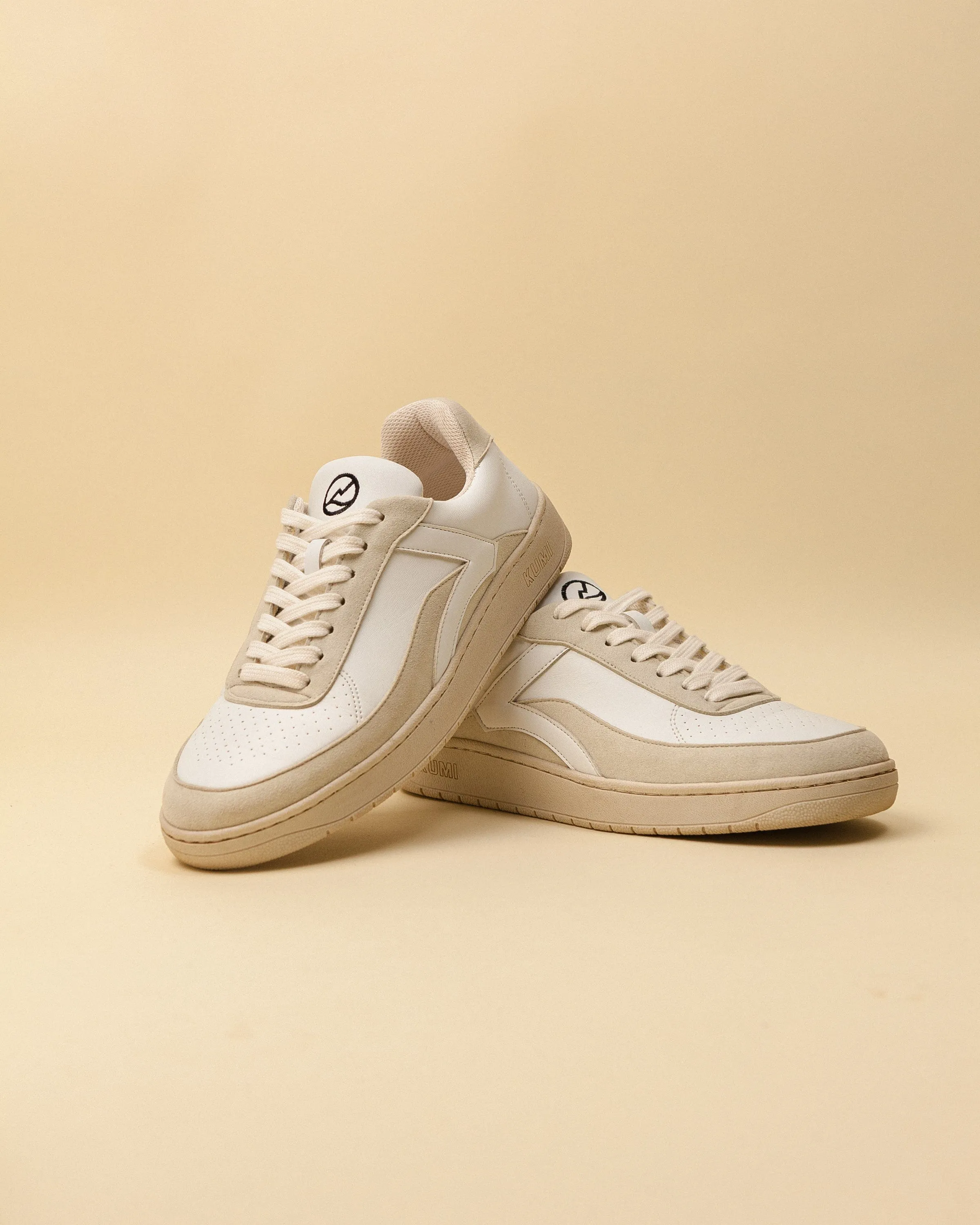 Hygge/22 Unisex Vegan Suede Sneakers | Bone