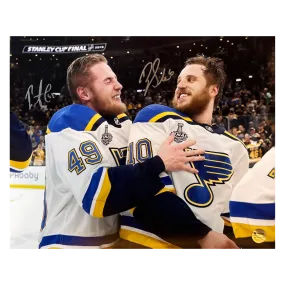 Ivan Barbashev & Brayden Schenn St Louis Blues Autographed SCF Photo - Fan Cave COA