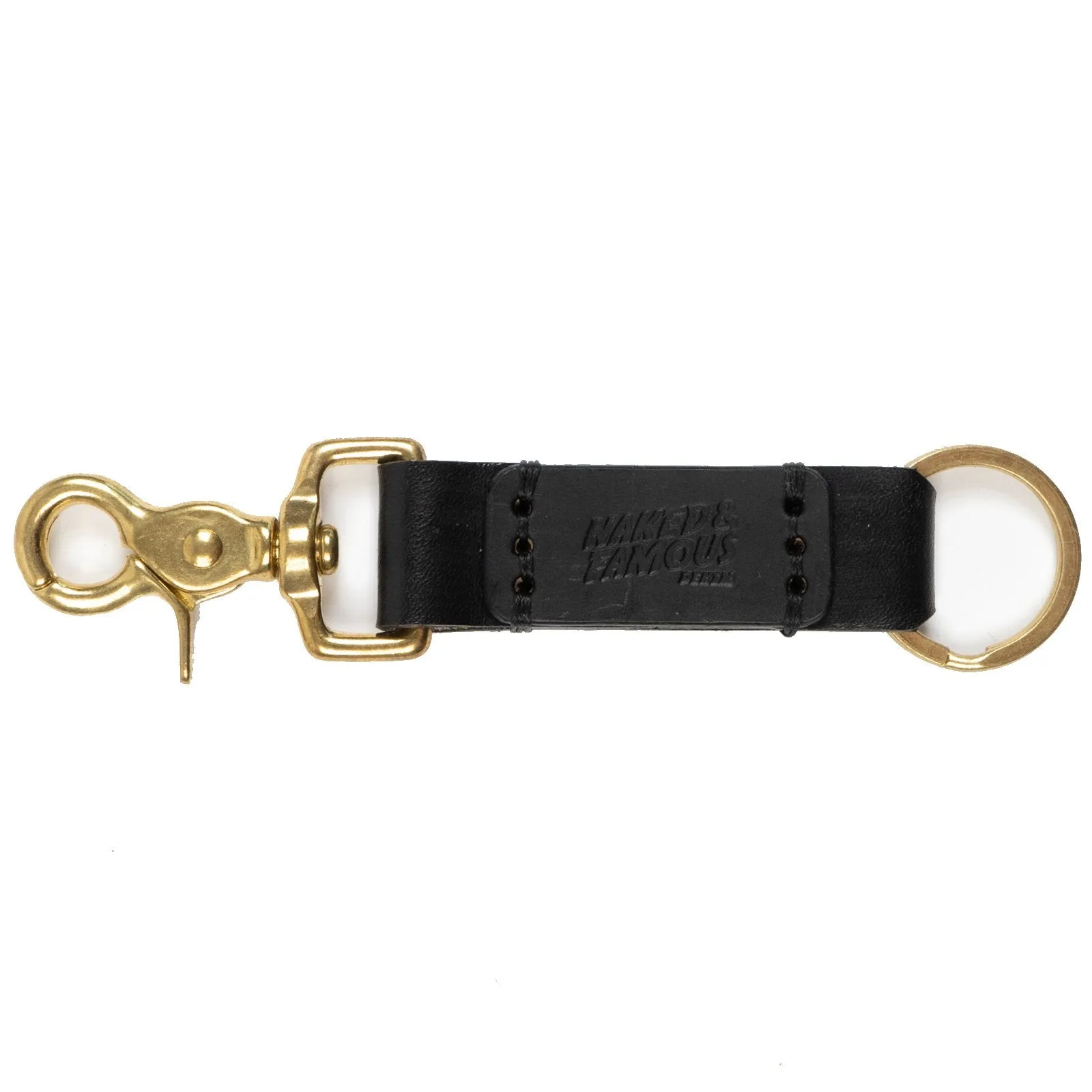 Key Chain - Bovine Leather - Black