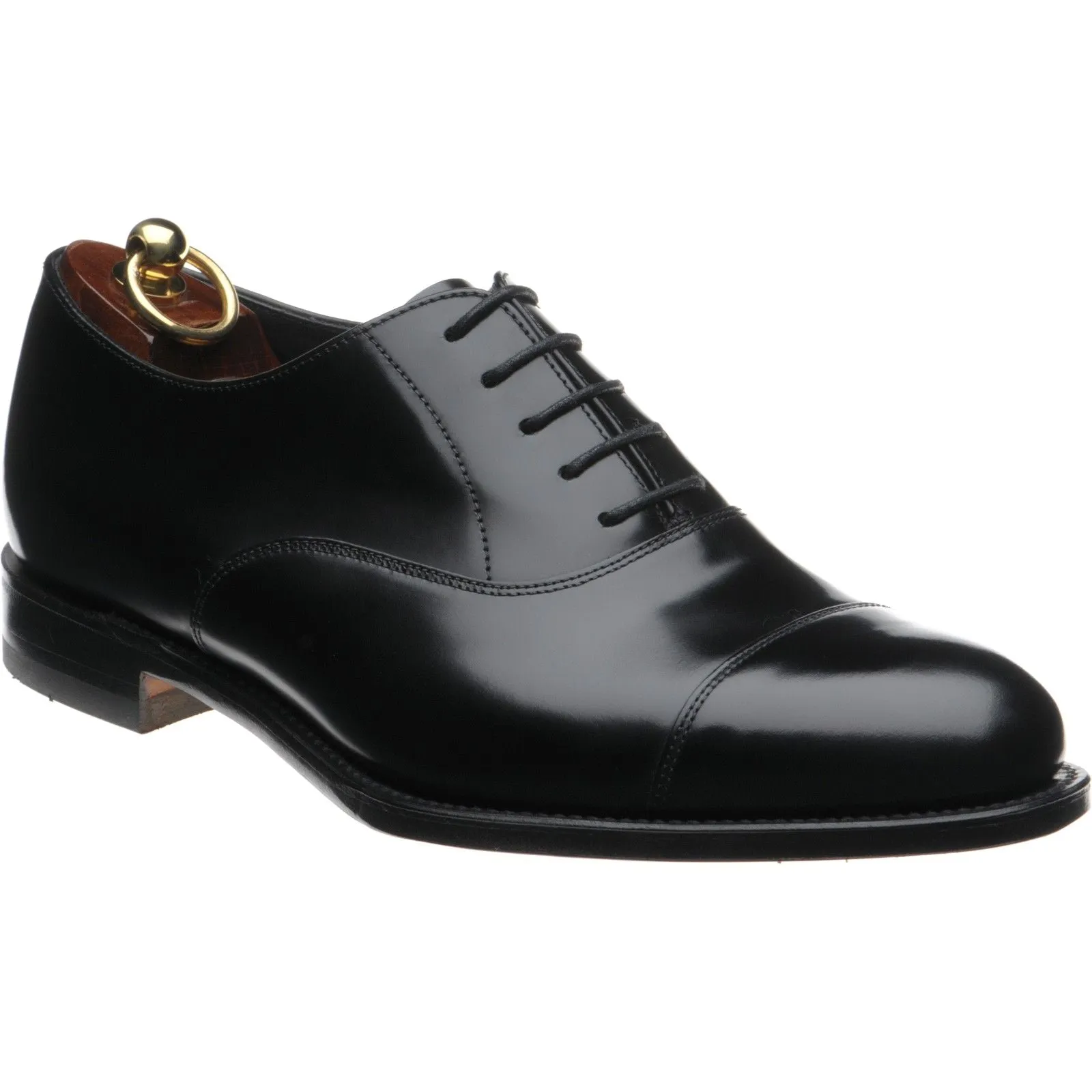 LOAKE Elgin Oxford shoe - Black Polished