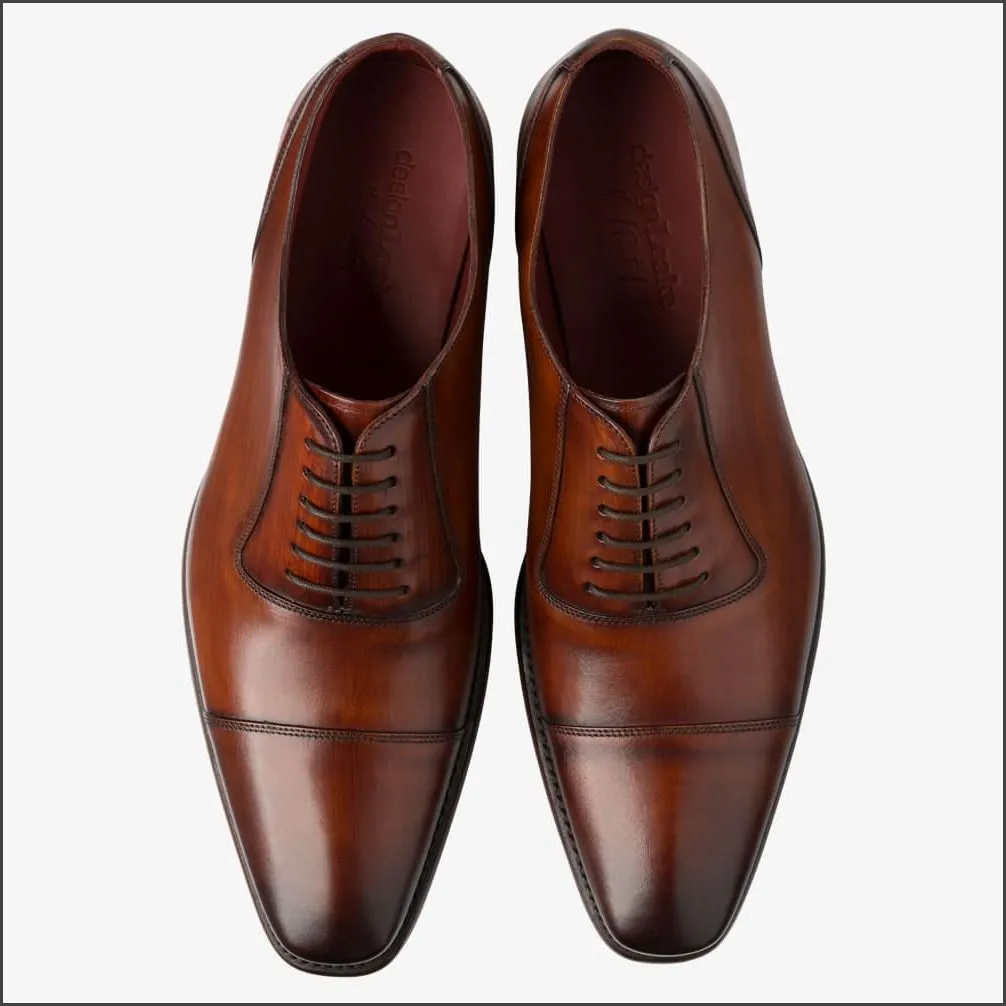 Loake Larch Chestnut Brown Oxford*