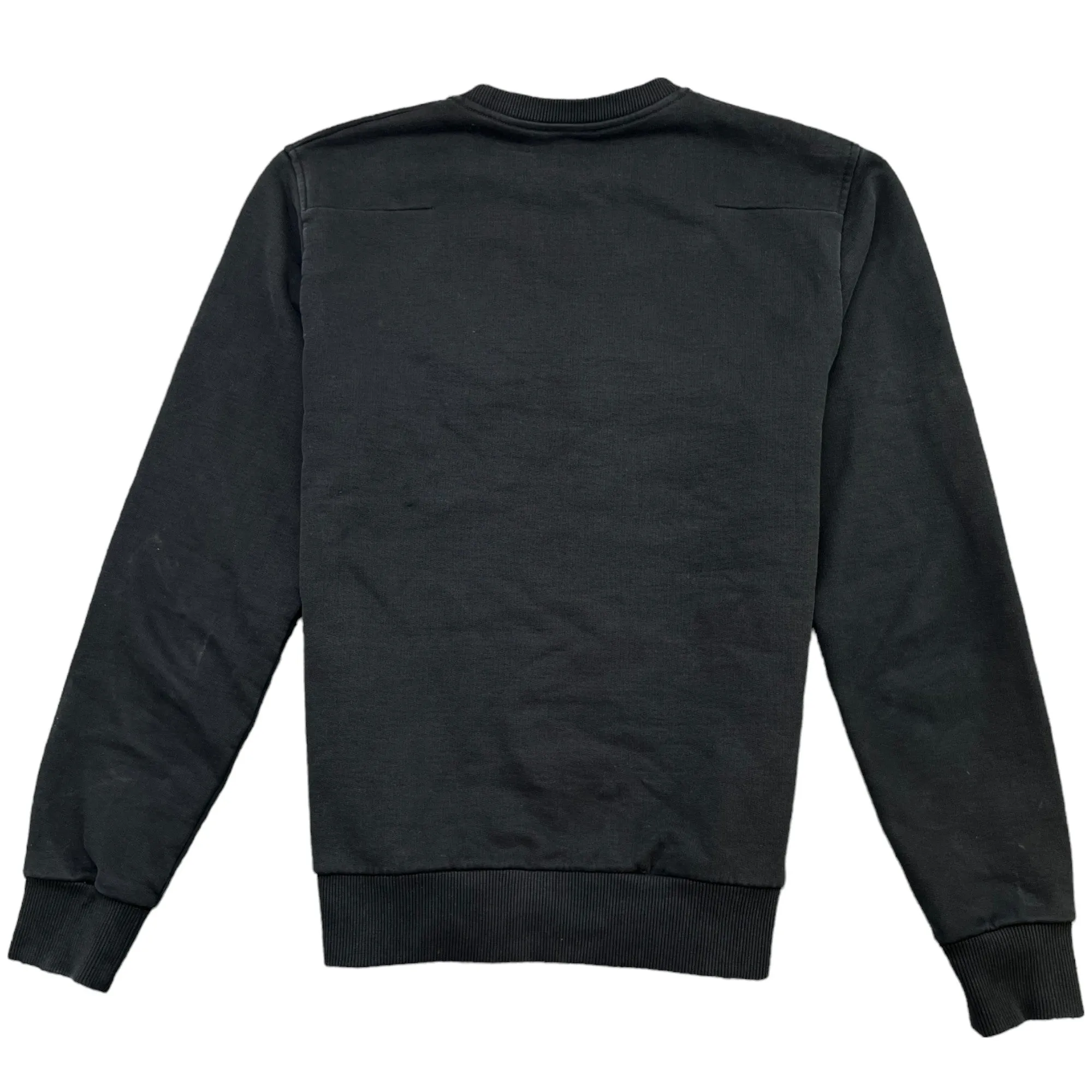 Men's Embroidered Logo Sweatshirt Black Size S