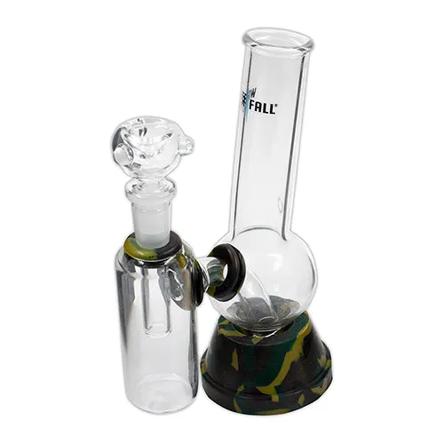 Mini Exterminator Deluxe Glass Bong - Chamber Edition