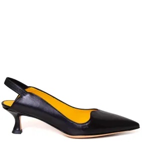 Naomi S158 Women's Leather Slingback Pump