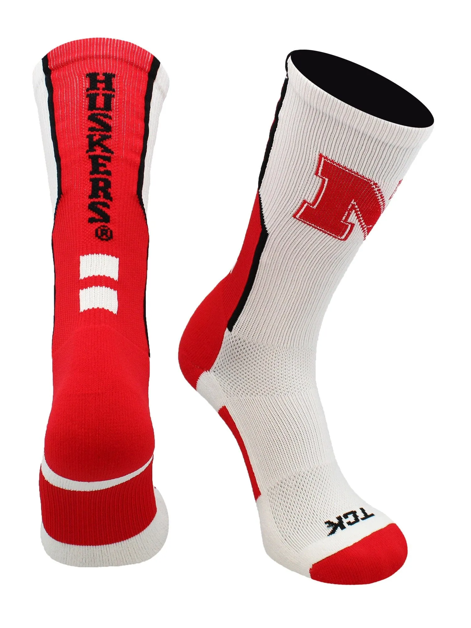 Nebraska Cornhuskers Socks Perimeter Crew