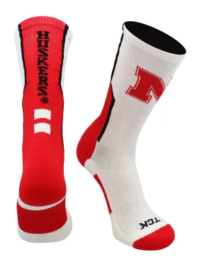 Nebraska Cornhuskers Socks Perimeter Crew