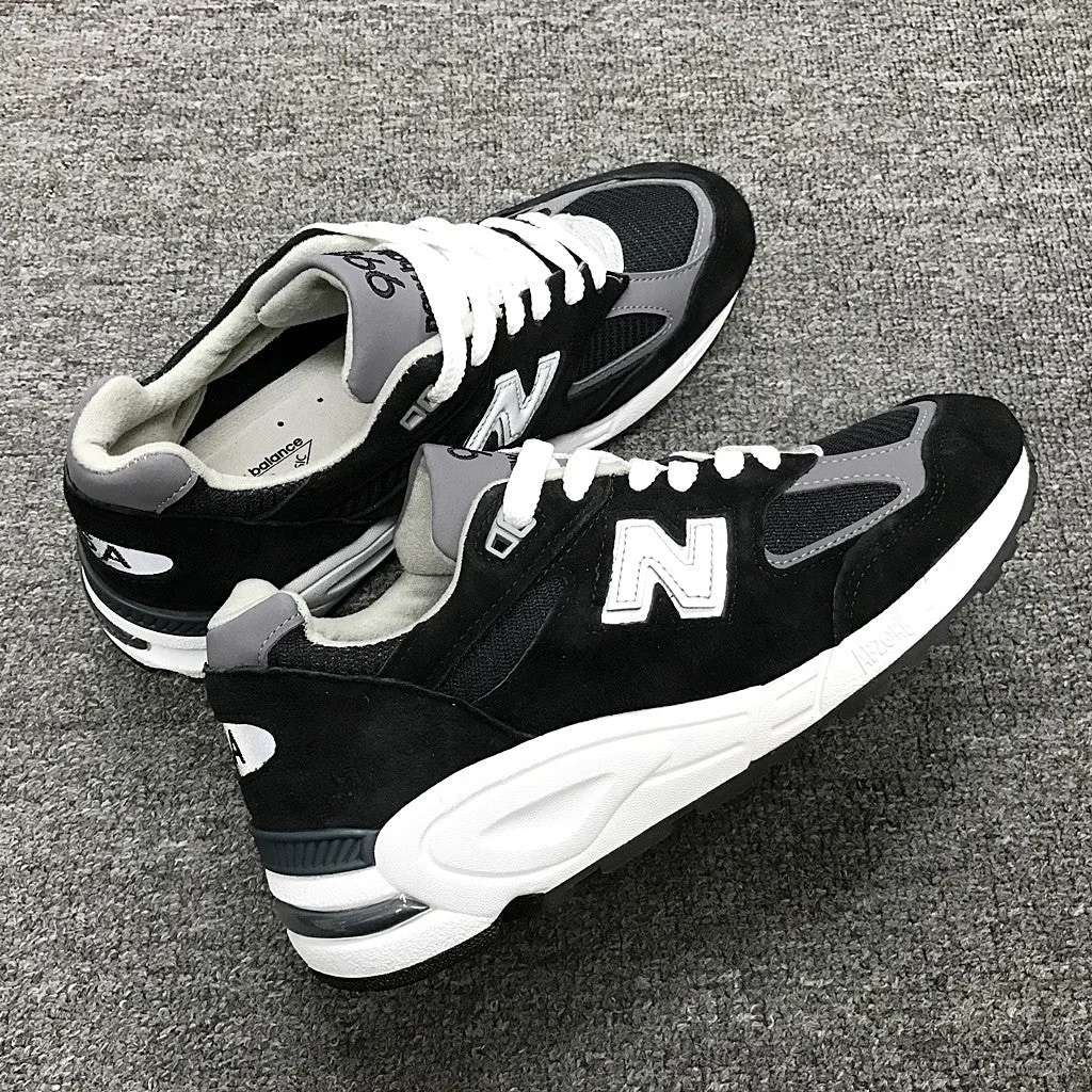 NEW BALANCE M990BK2 BLACK GREY WHITE MADE IN USA